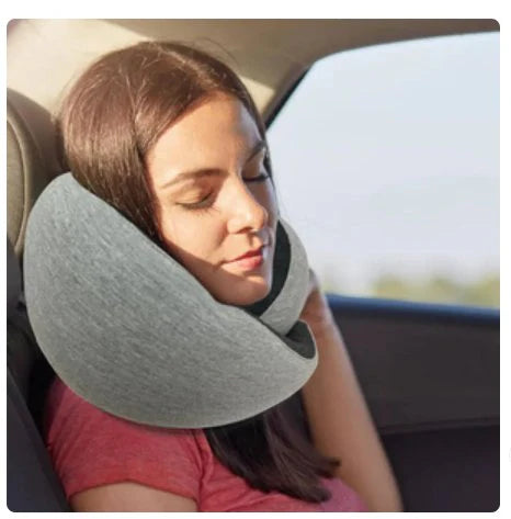 Relaxooio™ Travel Neck Pillow with Eye Mask & Earplugs